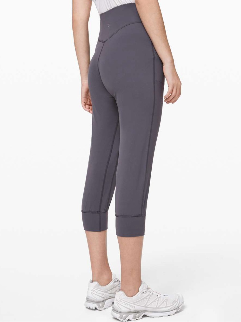 Lululemon Align Jogger Crop *23” Moonwalk Charcoal Gray Nulu High-Rise Capri